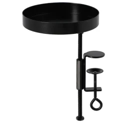 Kwietnik parapetowy z zaciskiem czarny S * Esschert Design Outlet