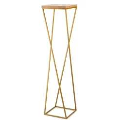 Kwietnik stojak 100 cm złoty metal GLAMOUR * HowHomely Sale
