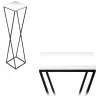 Kwietnik stojak LOFT 100 cm z blatem MDF * HowHomely Sale