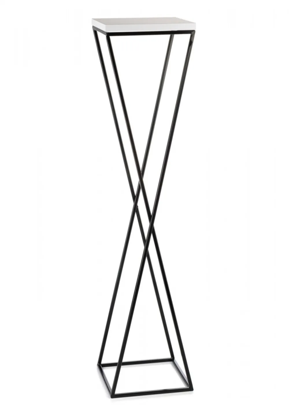 Kwietnik stojak LOFT 100 cm z blatem MDF * HowHomely Sale