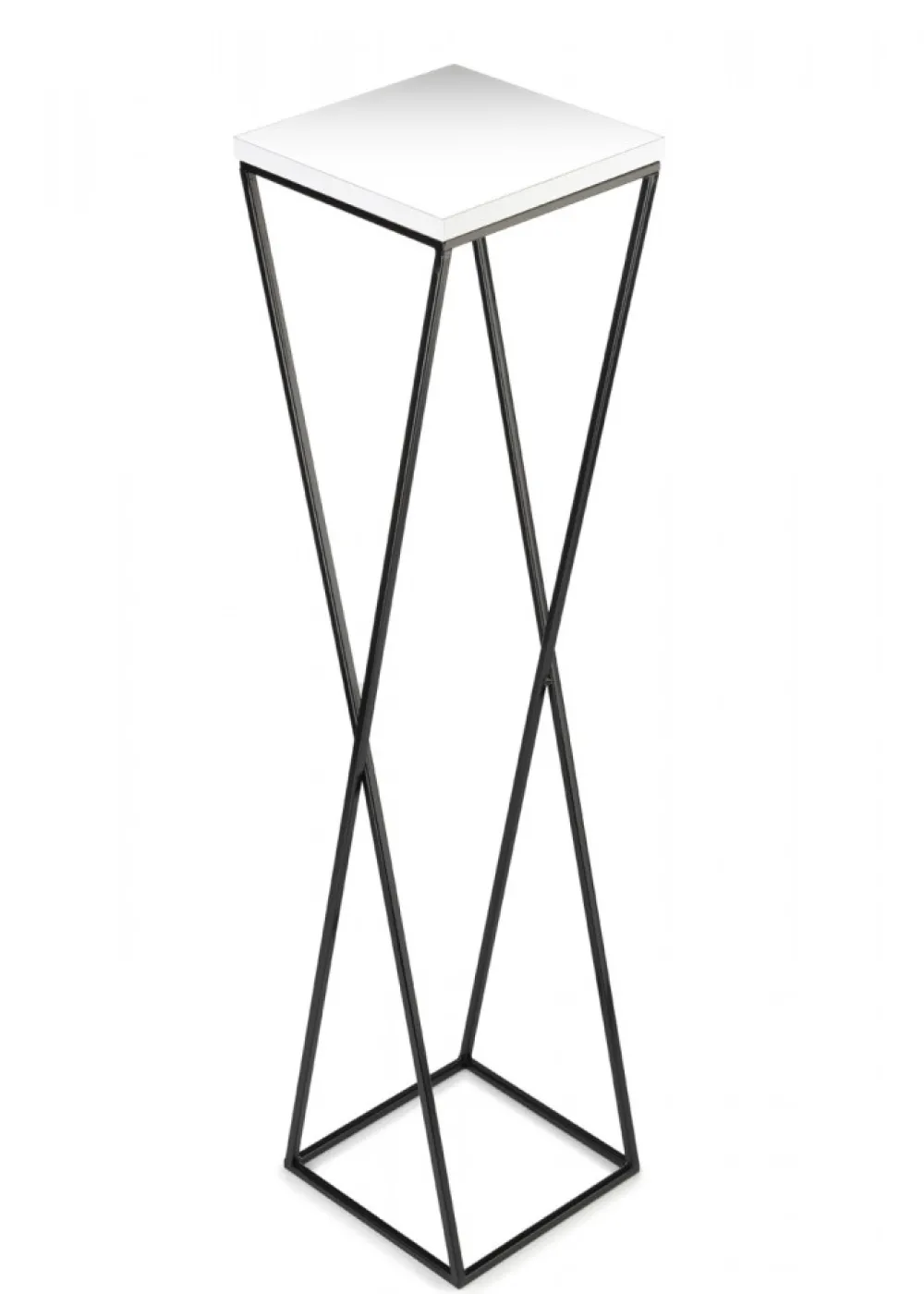 Kwietnik stojak LOFT 100 cm z blatem MDF * HowHomely Sale