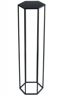 Kwietnik stojak na kwiaty czarny 100 cm LOFT * HowHomely Best