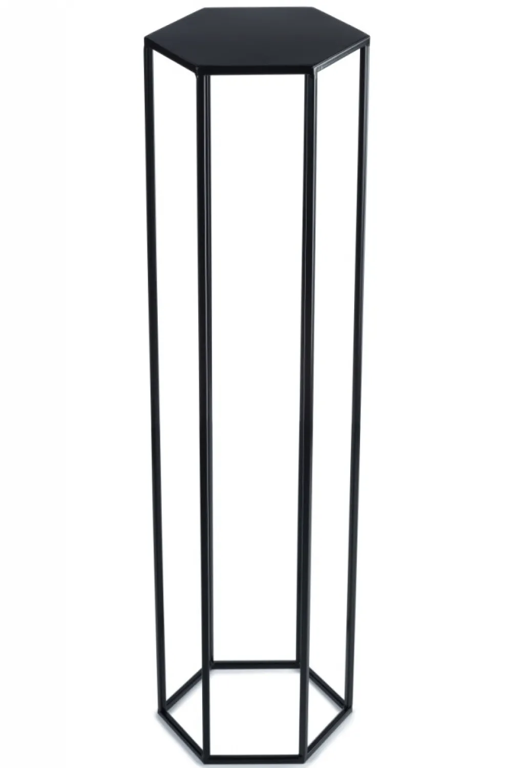 Kwietnik stojak na kwiaty czarny 100 cm LOFT * HowHomely Best