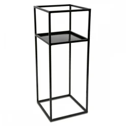 Kwietnik stojak na kwiaty z półką 60 cm LOFT * HowHomely