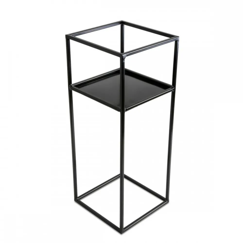 Kwietnik stojak na kwiaty z półką 60 cm LOFT * HowHomely