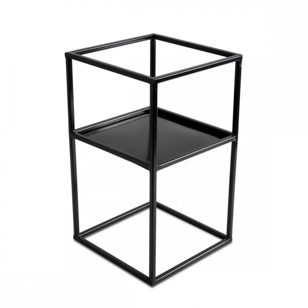 Kwietnik stojak na kwiaty z półką 40 cm LOFT * HowHomely Discount
