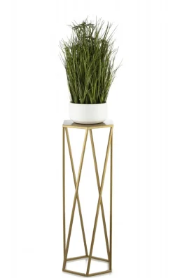 Kwietnik stojak na rośliny złoty 70 cm GLAM * HowHomely Hot