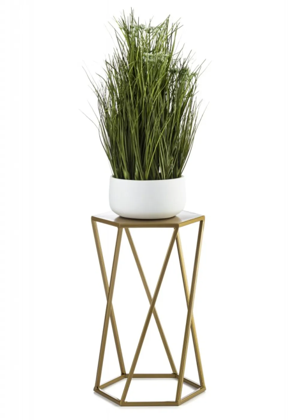 Kwietnik stojak na rośliny złoty 40 cm GLAM * HowHomely Outlet