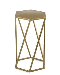 Kwietnik stojak na rośliny złoty 40 cm GLAM * HowHomely Outlet