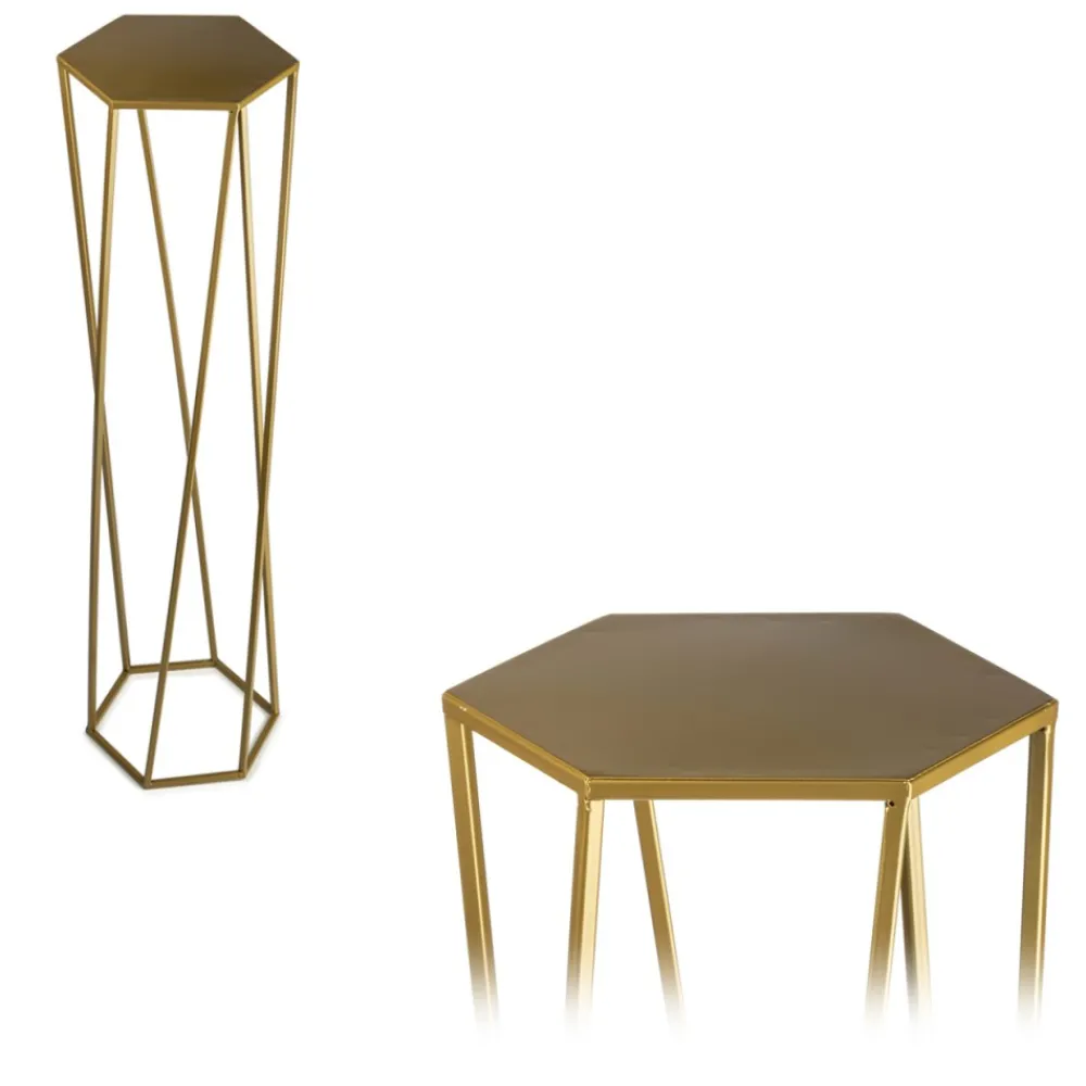 Kwietnik stojak na rośliny złoty 100 cm GLAM * HowHomely Clearance