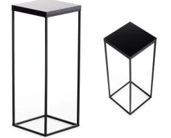 Kwietnik stojący 60 cm BasicLoft czarny * HowHomely Online