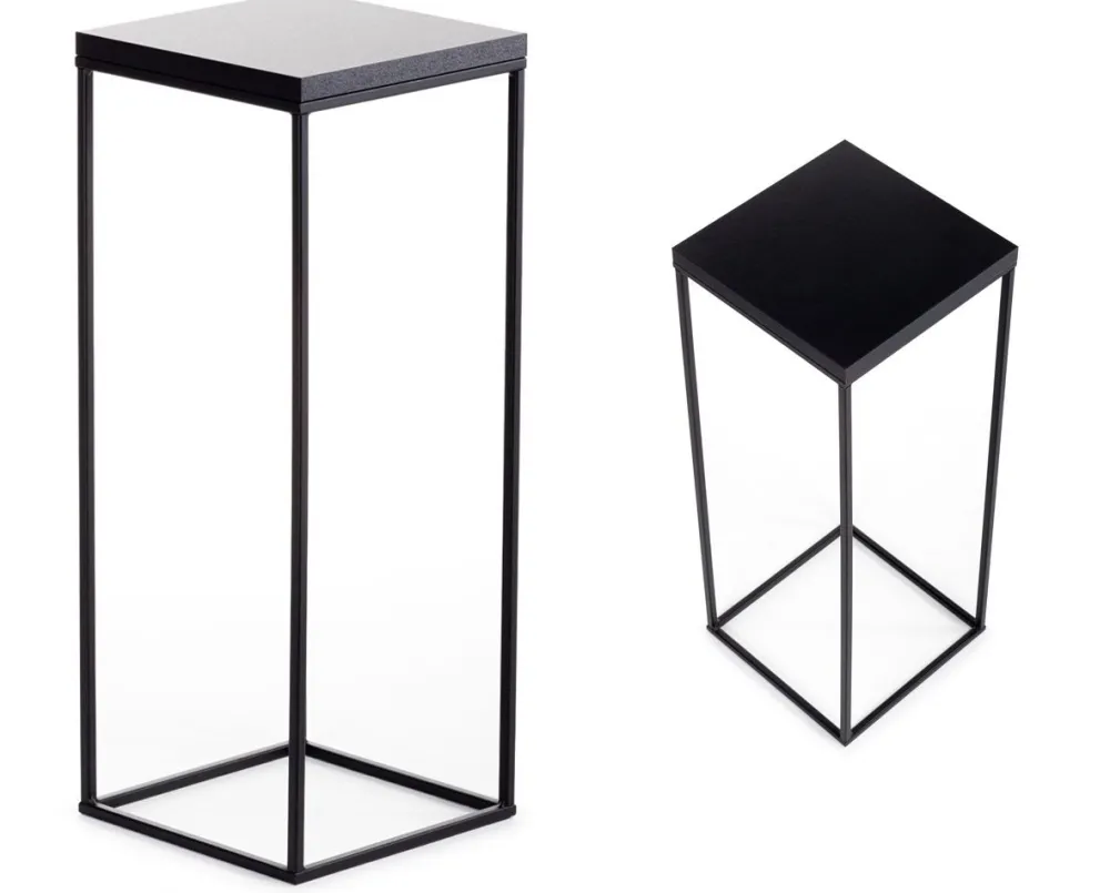 Kwietnik stojący 60 cm BasicLoft czarny * HowHomely Online