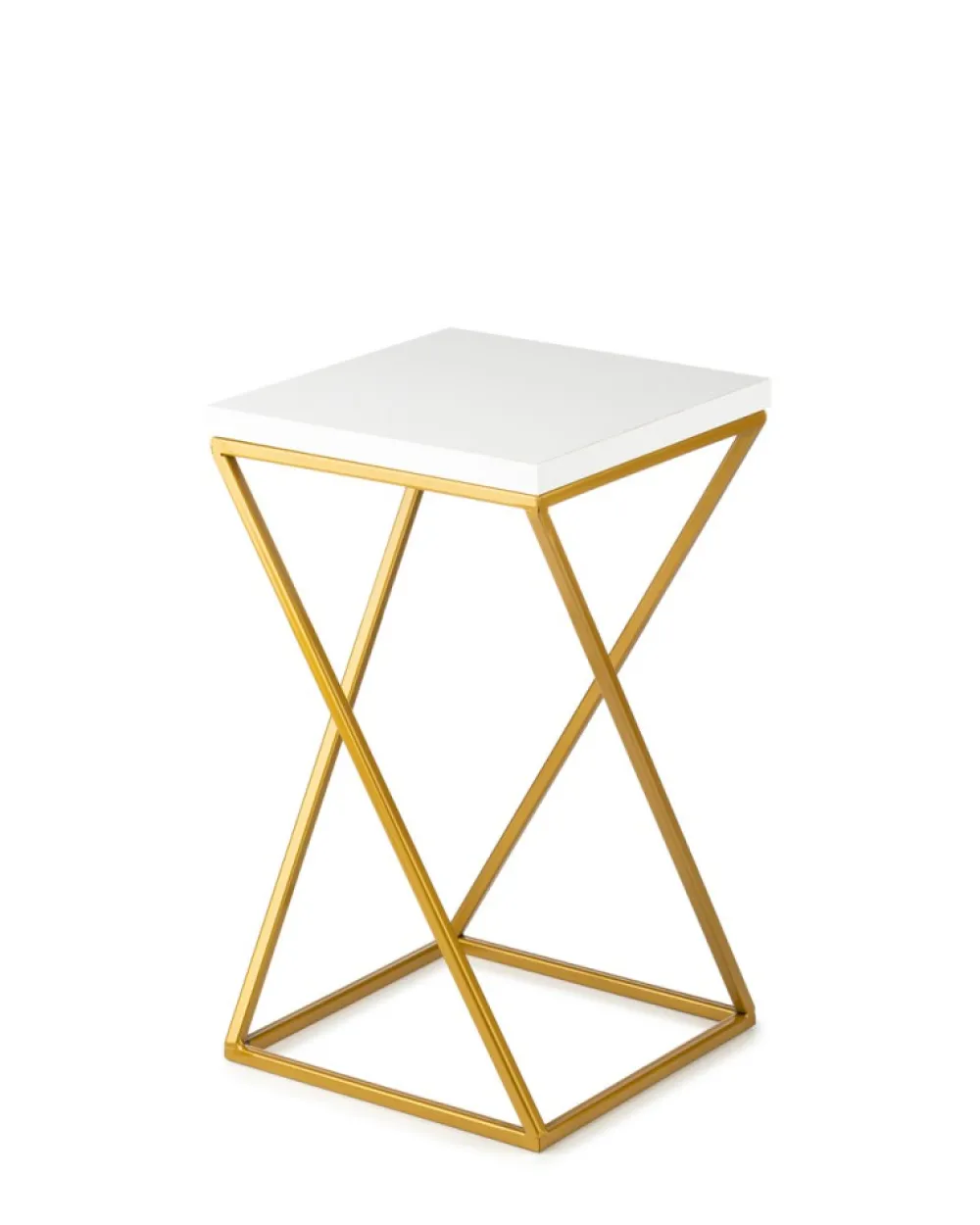 Kwietnik stojący 40 cm blat biały GLAMOUR * HowHomely Outlet