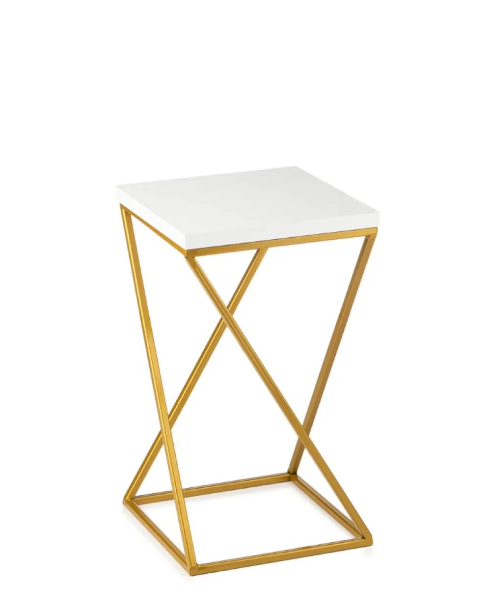 Kwietnik stojący 40 cm blat biały GLAMOUR * HowHomely Outlet