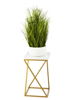 Kwietnik stojący 40 cm blat biały GLAMOUR * HowHomely Outlet