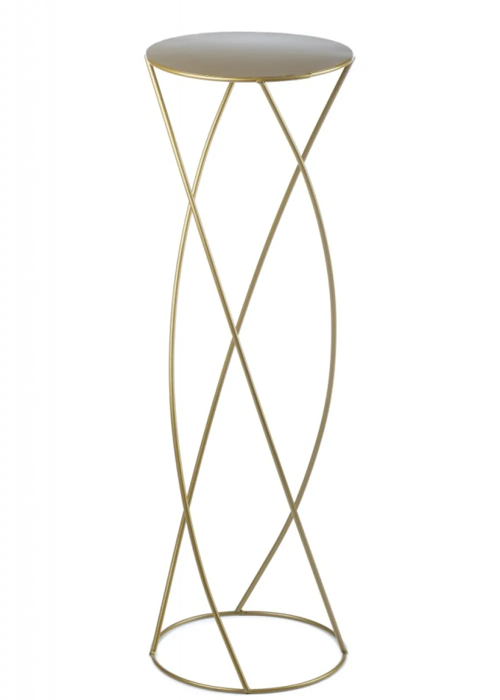 Kwietnik stojący 70 cm na rośliny złoty GLAMOUR * HowHomely Sale