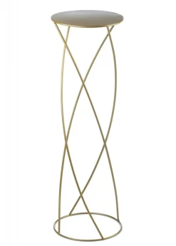 Kwietnik stojący 70 cm na rośliny złoty GLAMOUR * HowHomely Sale