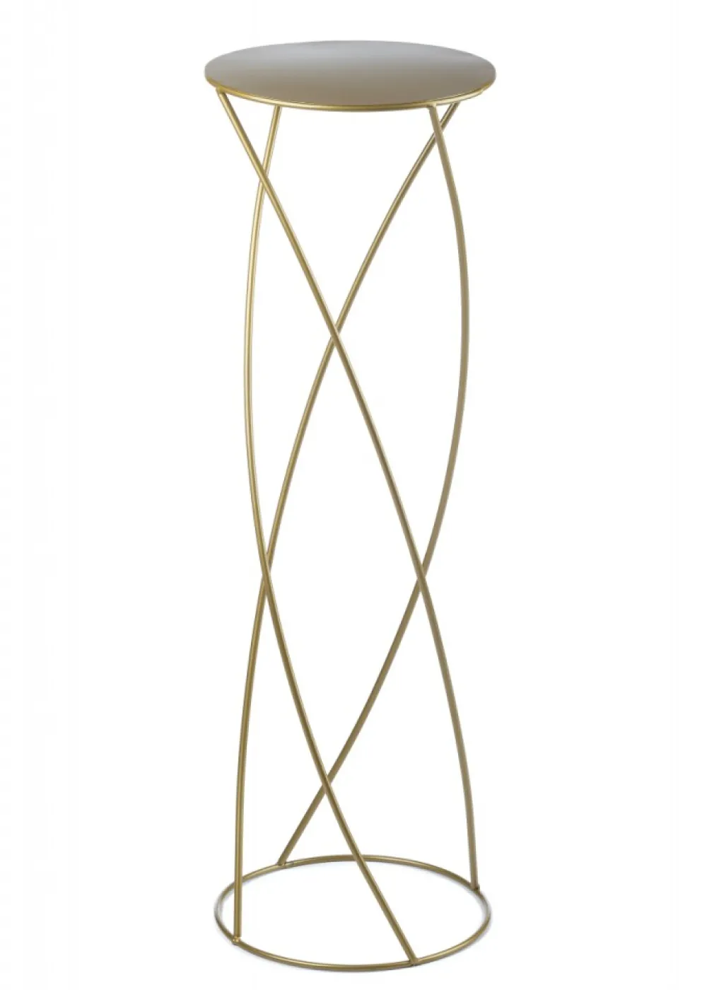 Kwietnik stojący 70 cm na rośliny złoty GLAMOUR * HowHomely Sale