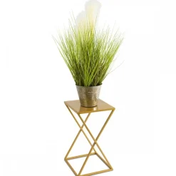 Kwietnik stojący 40 cm złoty nowoczesny GLAM * HowHomely Sale