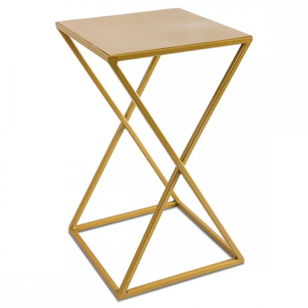Kwietnik stojący 40 cm złoty nowoczesny GLAM * HowHomely Sale