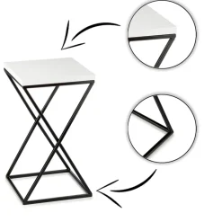 Kwietnik stojący LOFT 40 cm z blatem MDF * HowHomely Sale