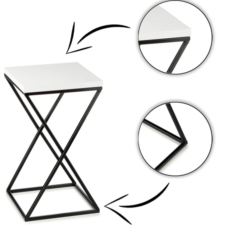 Kwietnik stojący LOFT 40 cm z blatem MDF * HowHomely Sale