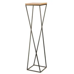 Kwietnik stojący metal 100 cm LOFT Lancelot MDF * HowHomely