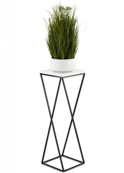 Kwietnik stojący na kwiaty LOFT 70 cm z blat biały * HowHomely Hot