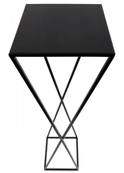 Kwietnik stojący nowoczesny czarny 100 cm LOFT * HowHomely Best