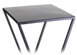 Kwietnik stojący nowoczesny czarny 100 cm LOFT * HowHomely Best