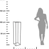 Kwietnik stojący nowoczesny 100 cm czarny LOFT * HowHomely Sale