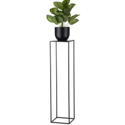 Kwietnik stojący nowoczesny 100 cm czarny LOFT * HowHomely Sale
