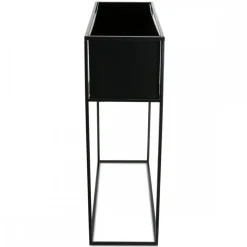 Kwietnik stojący skrzynia czarna 70 cm LOFT * HowHomely Outlet