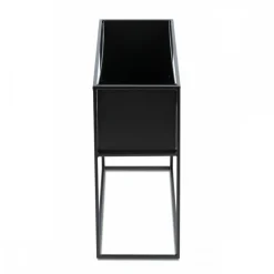 Kwietnik stojący skrzynia czarna 50 cm LOFT * HowHomely Outlet