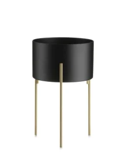 Kwietnik stojący stojak 20 cm metal LOFT * HowHomely Online