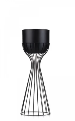 Kwietnik stojący z osłonką 56 cm LOFT metal * HowHomely Outlet
