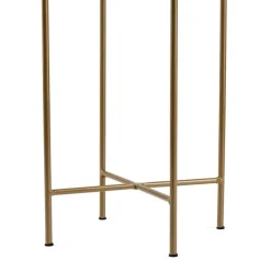 Kwietnik z osłonka 55 cm złoto czarny LOFT * HowHomely Online