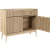 Lamelowa komoda LINEA 100x80 cm