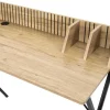Lamelowe biurko LINEA organizer z przepustem na kable 90 cm