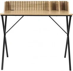 Lamelowe biurko LINEA organizer z przepustem na kable 90 cm