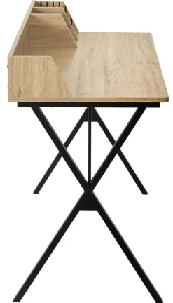 Lamelowe biurko LINEA organizer z przepustem na kable 90 cm