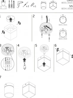 Lampa łazienkowa CAYO chrom G9