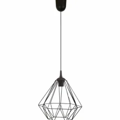 Lampa geometryczna Diamond czarna 25 cm