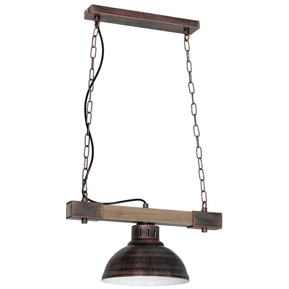 Lampa industrialna Hakon brązowa LOFT