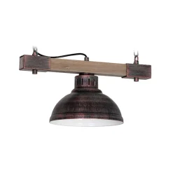 Lampa industrialna Hakon brązowa LOFT