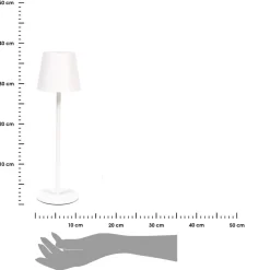 Lampa ogrodowa 36 cm Cody biała