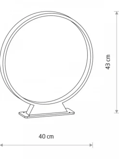 Lampa ogrodowa LIV LED czarna 6W IP54 3000K