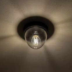Lampa Ogrodowa NOOK Czarny 1xE27 IP44 Czujnik Ruchu
