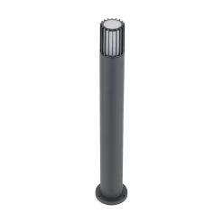 Lampa ogrodowa RIBO szara 1xE27