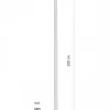 Lampa ogrodowa ZURI LED czarna 12W IP54 3000K